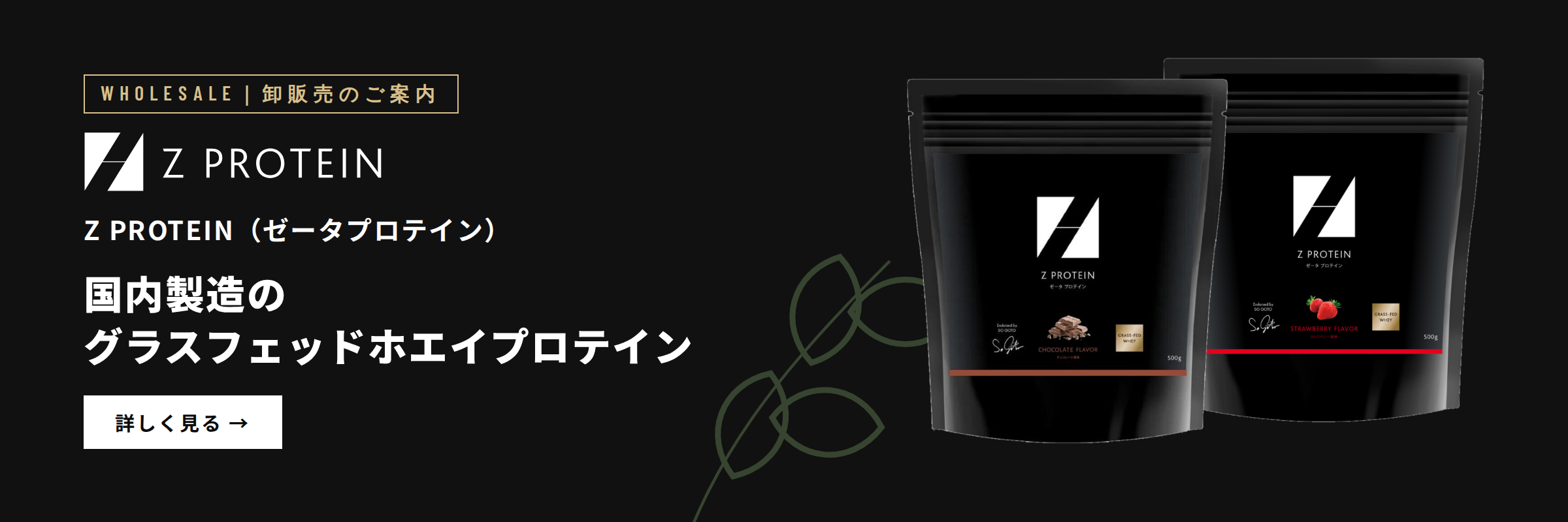 Z PROTEIN（ゼータプロテイン）卸販売のご案内